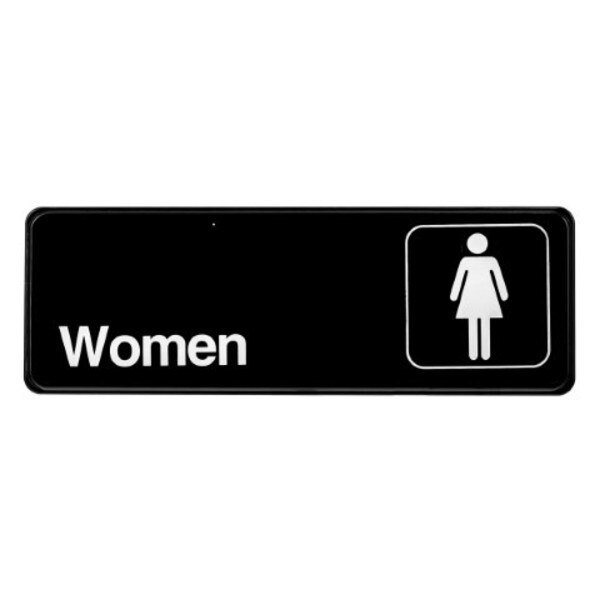 Womens Restroom Sign, 3x9, PK15, Alpine Industries, Mfr#: ALPSGN-19-15pk